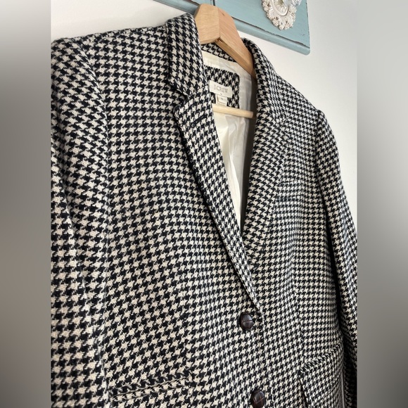 J.Crew Wool Houndstooth Suit Jacket - Picture 3 of 8